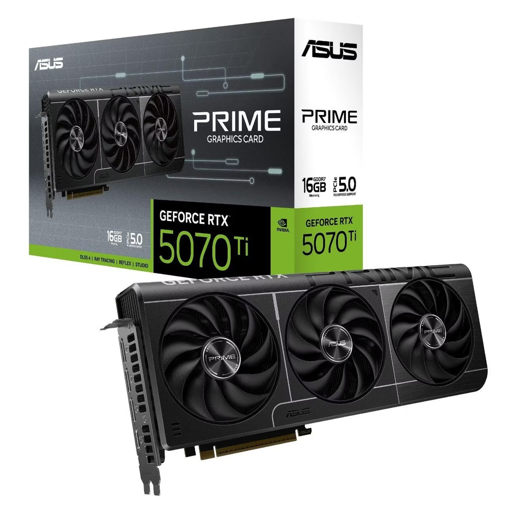 Видеокарта ASUS GeForce RTX 5070 Ti PRIME 16GB [prime-rtx5070ti-16g] [90yv0mf1-m0na00]