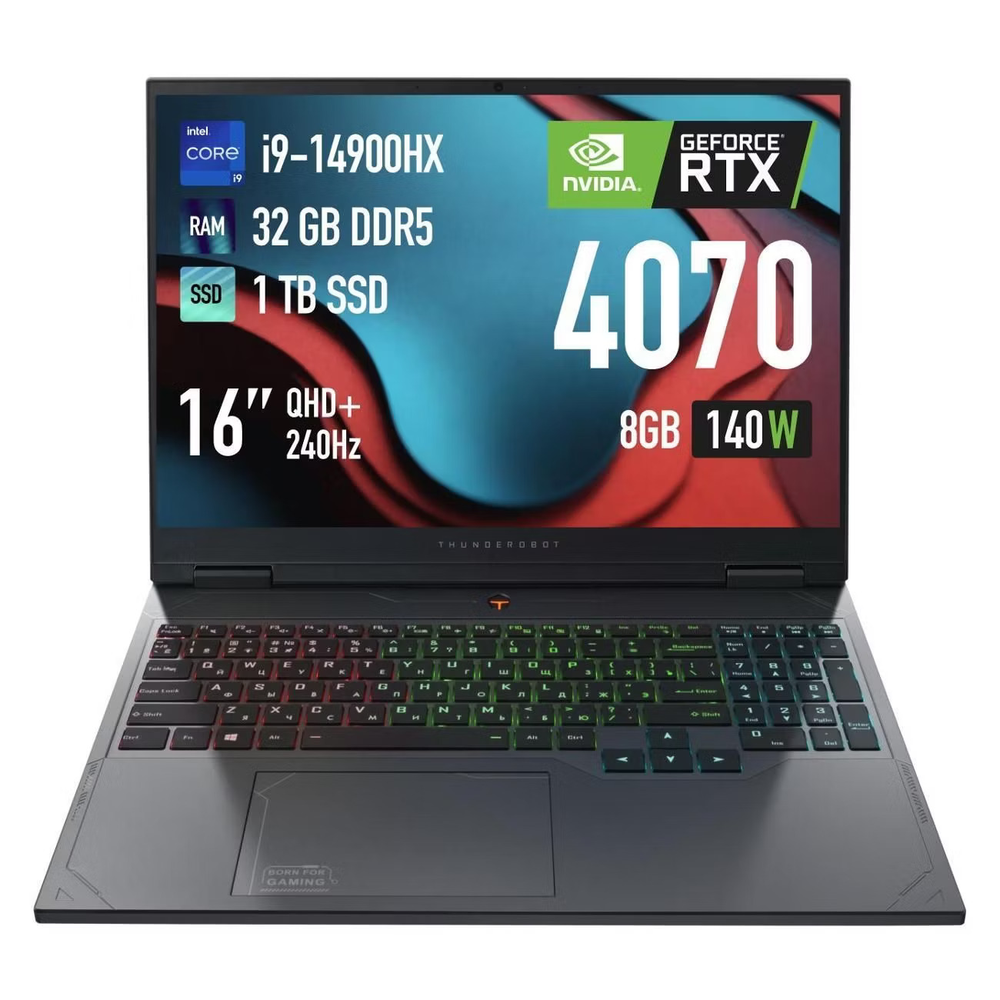 Ноутбук Thunderobot Gravity 16 Max/16"/Core i9-14900HX/32/1TB/RTX 4070